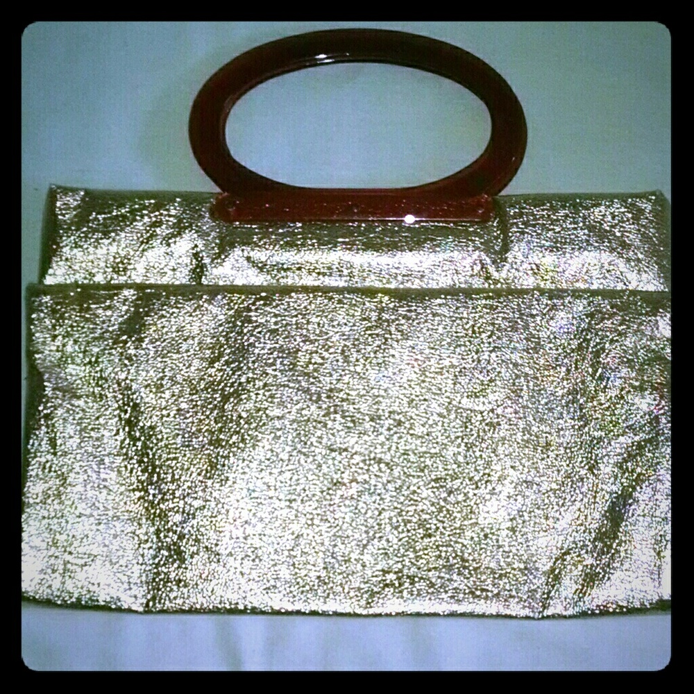 Vintage gold handbag